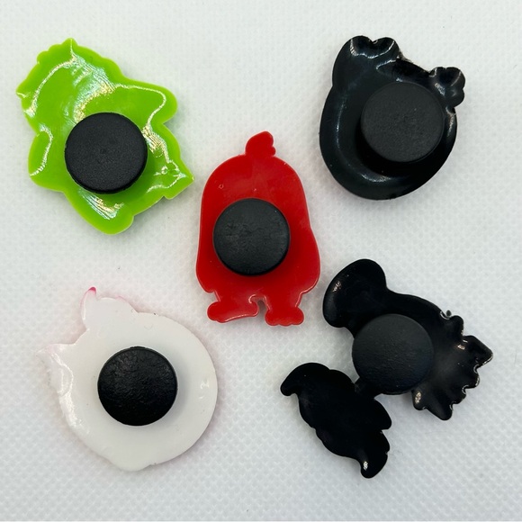 BOGO! Crocs Shoe Charms Jibbitz Angry Birds Sonic Plants vs Zombies 5 pc Set NEW - Picture 3 of 5